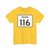 Indiana 116 (Indiana) (Road Sign) T-Shirt