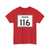 Indiana 116 (Indiana) (Road Sign) T-Shirt