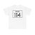Indiana 114 (Indiana) (Road Sign) T-Shirt