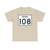Indiana 108 (Indiana) (Road Sign) T-Shirt