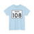 Indiana 108 (Indiana) (Road Sign) T-Shirt