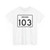 Indiana 103 (Indiana) (Road Sign) T-Shirt