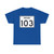 Indiana 103 (Indiana) (Road Sign) T-Shirt