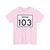 Indiana 103 (Indiana) (Road Sign) T-Shirt
