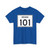 Indiana 101 (Indiana) (Road Sign) T-Shirt