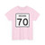 Indiana 70 (Indiana) (Road Sign) T-Shirt