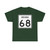 Indiana 68 (Indiana) (Road Sign) T-Shirt