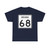 Indiana 68 (Indiana) (Road Sign) T-Shirt