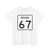 Indiana 67 (Indiana) (Road Sign) T-Shirt