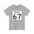 Indiana 67 (Indiana) (Road Sign) T-Shirt