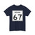 Indiana 67 (Indiana) (Road Sign) T-Shirt