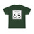 Indiana 65 (Indiana) (Road Sign) T-Shirt
