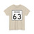 Indiana 63 (Indiana) (Road Sign) T-Shirt