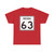 Indiana 63 (Indiana) (Road Sign) T-Shirt