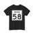 Indiana 58 (Indiana) (Road Sign) T-Shirt