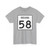 Indiana 58 (Indiana) (Road Sign) T-Shirt
