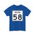 Indiana 58 (Indiana) (Road Sign) T-Shirt