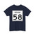 Indiana 58 (Indiana) (Road Sign) T-Shirt