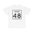 Indiana 48 (Indiana) (Road Sign) T-Shirt