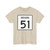 Indiana 51 (Indiana) (Road Sign) T-Shirt