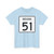 Indiana 51 (Indiana) (Road Sign) T-Shirt