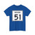 Indiana 51 (Indiana) (Road Sign) T-Shirt