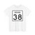Indiana 38 (Indiana) (Road Sign) T-Shirt