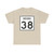 Indiana 38 (Indiana) (Road Sign) T-Shirt