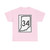 Indiana 34 1948 (Indiana) (Road Sign) T-Shirt
