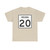 Indiana 20 (Indiana) (Road Sign) T-Shirt