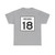 Indiana 18 1955 (Indiana) (Road Sign) T-Shirt