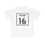 Indiana 16 (Indiana) (Road Sign) T-Shirt