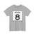 Indiana 8 1955 (Indiana) (Road Sign) T-Shirt