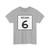 Indiana 6 1955 (Indiana) (Road Sign) T-Shirt