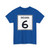 Indiana 6 1955 (Indiana) (Road Sign) T-Shirt