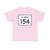 Illinois 154 (Illinois) (Road Sign) T-Shirt