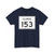 Illinois 153 (Illinois) (Road Sign) T-Shirt