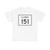 Illinois 151 (Illinois) (Road Sign) T-Shirt