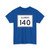 Illinois 140 (Illinois) (Road Sign) T-Shirt