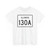 Illinois 130A (Illinois) (Road Sign) T-Shirt