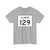 Illinois 129 (Illinois) (Road Sign) T-Shirt