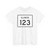 Illinois 123 (Illinois) (Road Sign) T-Shirt