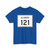 Illinois 121 (Illinois) (Road Sign) T-Shirt