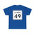 Illinois 49 (Illinois) (Road Sign) T-Shirt