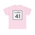 Illinois 41 (Illinois) (Road Sign) T-Shirt