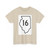 Illinois 16 1950 (Illinois) (Road Sign) T-Shirt