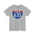 I-635 TX (Texas) (Road Sign) T-Shirt