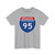I-95 SC Metric (South Carolina) (Road Sign) T-Shirt