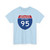 I-95 NJ Metric (New Jersey) (Road Sign) T-Shirt