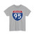 I-95 NJ (New Jersey) (Road Sign) T-Shirt
